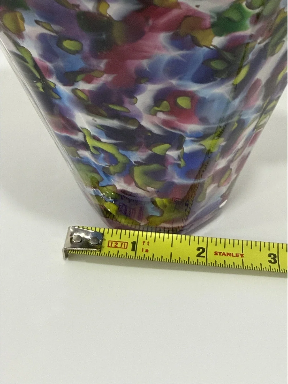 Beautiful Late 20th Century Art Glass Teapot Sculpture By PAUL COUNTS Unsigned